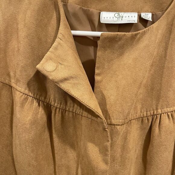 studio works brown coat magnet bottoms size 6P - Picture 4 of 8